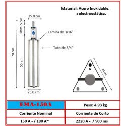 Electrodo Magneto Activo EMA-150A | Acero Inoxidable  180A