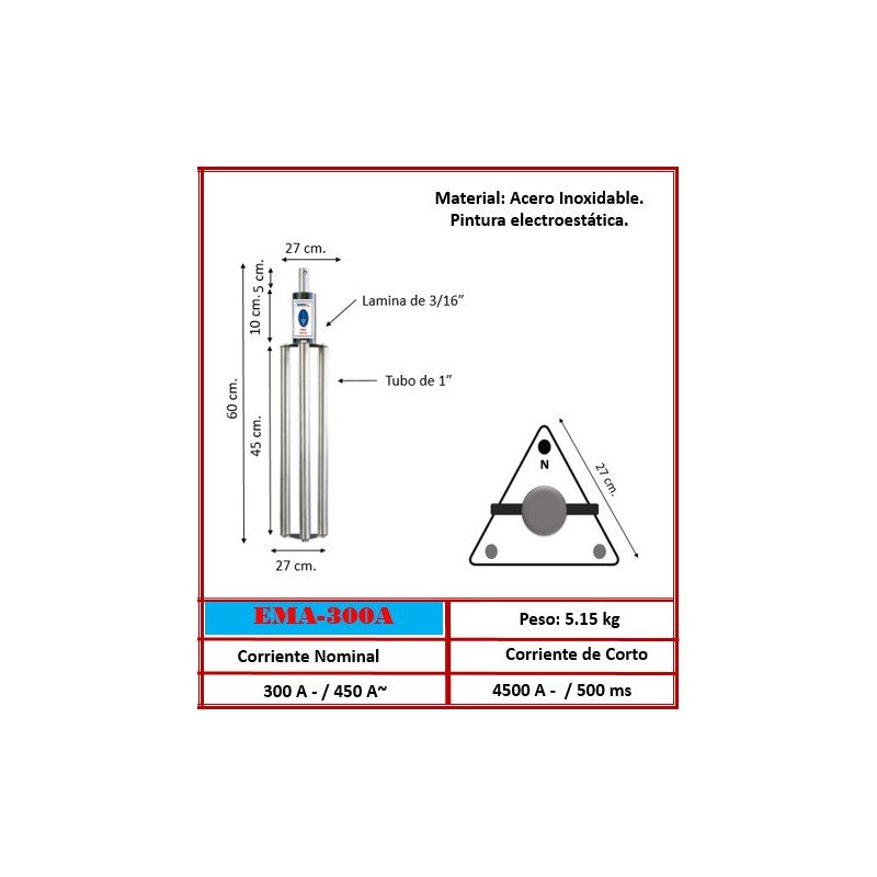 Electrodo EMA-300A | Magneto Activo Profesional 450A