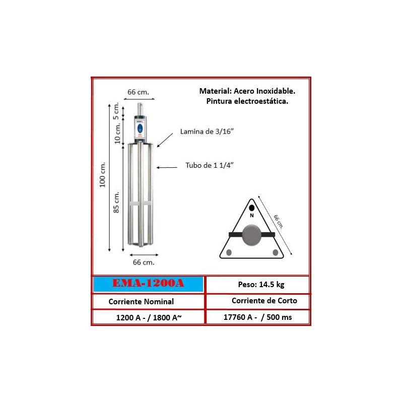 Electrodo EMA-1200A | Potencia Extrema 1800A