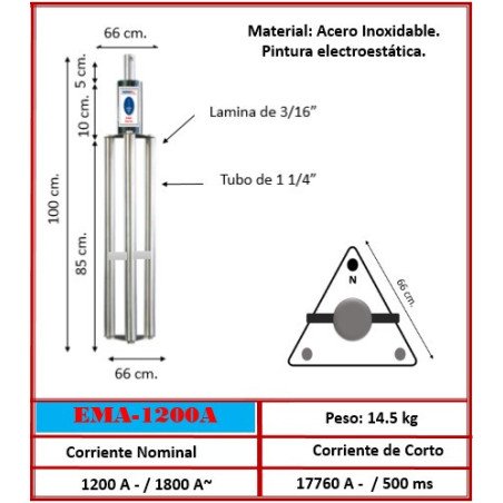 Electrodo EMA-1200A | Potencia Extrema 1800A